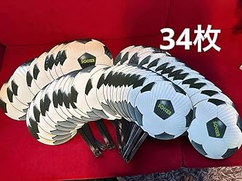 うちわ 色紙 サッカーボール柄 卒部式 34枚 うちわ 色紙 サッカーボール柄 卒部式 34枚 - メルカリ